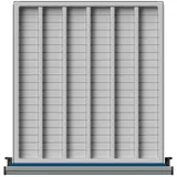 Ulmia GmbH Muldeneinsatz 6-muldig Kunststoff 90 mm