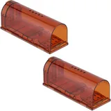 Relaxdays Lebendfalle für Mäuse 2er Set 120 g