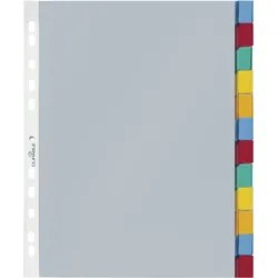 Durable Trennelement - 12 Teile - mit Register