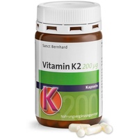 Sanct Bernhard Vitamin K2 (Menachinon-7, MK-7) 200μg Kapseln, Inhalt 120 Kapseln für 4 Monate