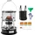 Vevor 9000 BTU Tragbarer Petroleumofen 2-in-1 Heizofen 2 kW Schwarz