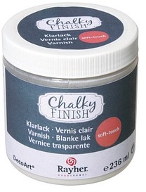 Rayher Chalky Finish soft-touch Klarlack transparent 236,0 ml