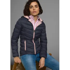 KangaROOS Steppjacke KANGAROOS, Damen, Gr. 32, blau (marine, rosa), Web, Obermaterial: 100% Polyamid. Futter: 100% Polyamid.