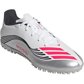 adidas F50 Messi Club TF Herren cloud white/lucid red/silver met. 40 2/3