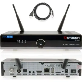 Octagon SF8008 4K UHD E2 Linux Dual WiFi DVB-S2X & DVB-C/T2 USB WLAN