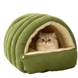 Katzenhöhle Waschbar, Katzen Schlafsack, Winterwarmes Katzenbett Haus, Katzenschlafsack, Gemütliches Haustierzeltnest Hundehöhle Kuschelhöhle Für Innen- Und Außenbereich, Wohnzimmer, Garten Und