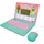 Lexibook Zweisprachiger Lerncomputer Rosa/Blau