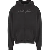 Karl Kani Autograph Heavy OS Zip Hoodie - schwarz,