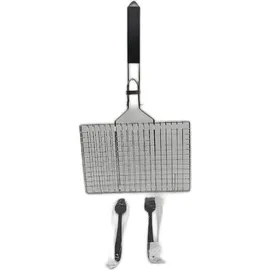 aokito Grillschale 2 cm Edelstahl weiß