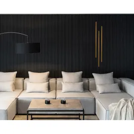 Home Deluxe Dekoleiste Akustikpaneel FIRE gold 3 St. 110 x 0 x 0 cm