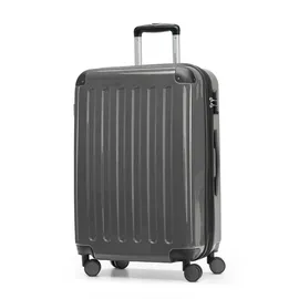 HAUPTSTADTKOFFER Alex 4-Rollen 65 cm / 63-74 l graphit mit TSA