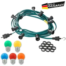satisfire LED-Lichterkette spritzwassergeschützt 30 m Grün