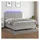 vidaXL Boxspringbett 180 x 200 cm Hellgrau