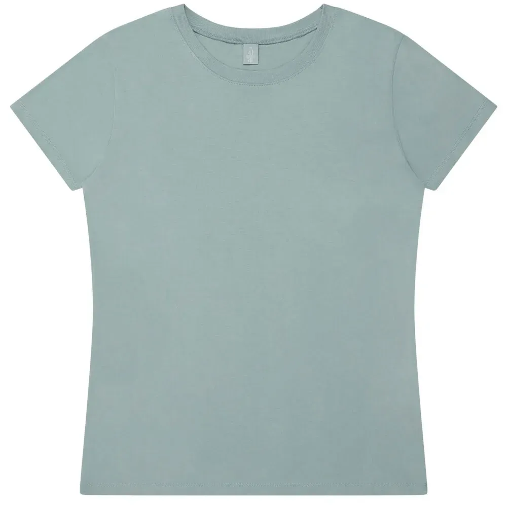 Earth Positive - Damen Bamboo T-Shirt - Light Grey / S