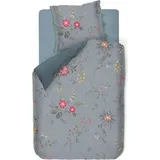 Pip Studio Fleur Grandeur Blumen Blau 135 x 200 cm + 80 x 80 cm