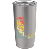 1965 Limited Edition Juni 1965 Retro 1965 Vintage Jahr 1965 Doppelwandiger Edelstahl-Thermobecher