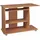 KADIMA DESIGN Laptoptisch Computertisch: 3D-Ecken, Stauraum, 90x66x50 cm, Spanplattenkonstruktion, Rollen. Beige, 90x50x71