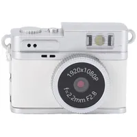 GOWENIC Kleine Schalterkamera, LED für die Reise (White)