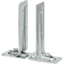 Vormann Verstellbare Stützenschuhe verzinkt 270/65 x 70-140 x 205 mm