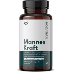 Solvisan® Mannes Kraft | Testosteron, Sperma, Fertilität* Kapseln 60 St Männer