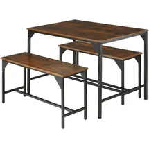 Tectake tectake® Sitzgruppe Bolton 2 + 1