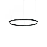 Ideal Lux Oracle Slim 1-flg. Ø 50 cm rund schwarz