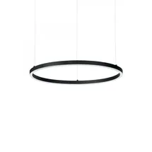 Ideal Lux Oracle Slim 1-flg. Ø 50 cm rund schwarz
