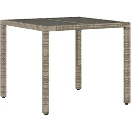 vidaXL Garten-Bistro-Set 3-tlg. Grau