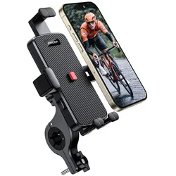 Fahrrad-Telefonhalter – Schwarz - JR-OK7  - Kompatibel mit SmartPhones