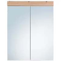 VCM ebuy24 Badezimmerspiegelschrank AmandaMando Bad Spiegelschrank 2 Türen hell