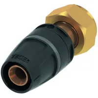 TECE TECElogo Push Verschraubung, flachdichtend, Rotguss/Siliziumbronze, 8733205, Ausführung: 32