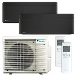 DAIKIN Klima-Set Stylish | FTXA20+FTXA25 | schwarz | 2,0 kW + 2,5 kW