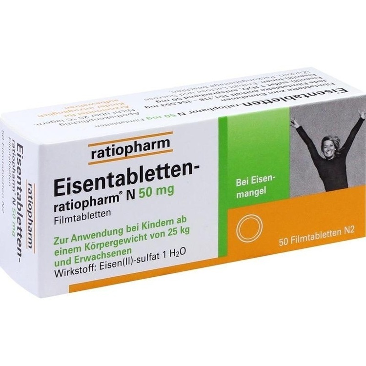 eisentabletten ratiopharm n 50 mg