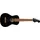 Fender Avalon Tenor-Ukulele für Erwachsene und Kinder, Eschenholz-Konstruktion, Walnuss-Griffbrett, Klassischer Fender Stratocaster Kopf, in Schwarz