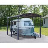 CANOPIA Palram - Canopia Carport Arcadia Alpine 5000 Anthrazit 360 cm x 500 cm