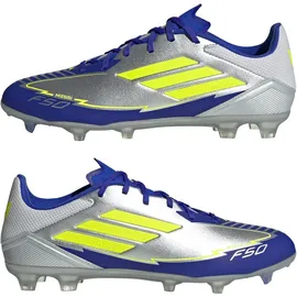 adidas F50 League MG/FG Herren Silber/Blau/Gelb 46 2/3