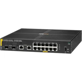 HP HPE Aruba 6100 12G Class4 PoE 2G/2SFP+ 139W Switch - managed - 12 x