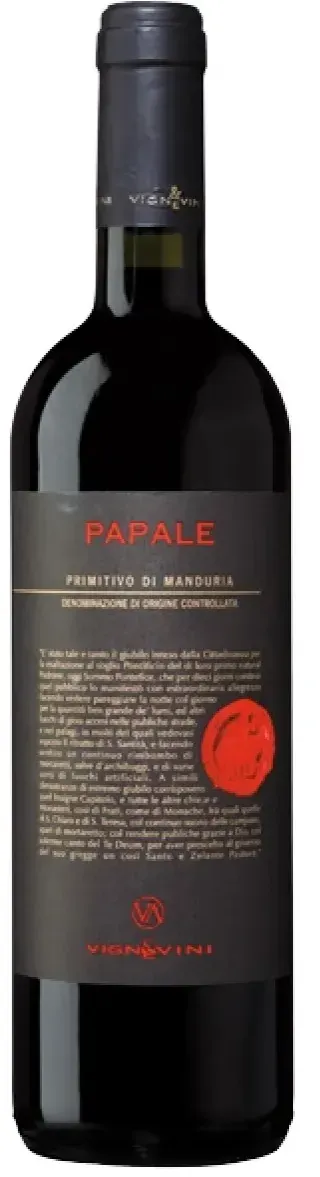 Varvaglione Vigne & Vini Papale Primitivo Rotwein trocken 0,75 l | 2022