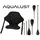 AQUALUST Kajak Sitz + Dual Tech Paddle SUP Board Paddel 2-in-1 iSUP