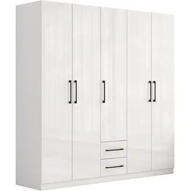 OTTO home Drehtürenschrank Sylt 200 x 200 x 52 cm Weiß