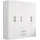 OTTO home Drehtürenschrank Sylt 200 x 200 x 52 cm Weiß
