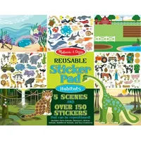 Melissa & Doug Reusable Sticker Pad Habitats Sticker