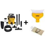 DeWalt DeWalt, Industriestaubsauger, DXV20PB 20L Nass-/Trockensauger + Filtertüten und Staubsammler (Nass-Trockensauger)