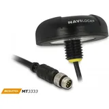 Navilock NL-3331 M8 GPS Empfänger Fahrzeugtracker Schwarz 1 St.