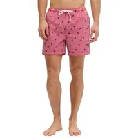 JACK & JONES Badeshorts JPSTMAUI BREEZE MINI STRIPE Rot S