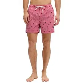 JACK & JONES Badeshorts JPSTMAUI BREEZE MINI STRIPE Rot S