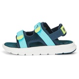 Puma Evolve PS Schiebe-Sandalen, Dark Night-Hero Blue-Lily PAD, 34 EU