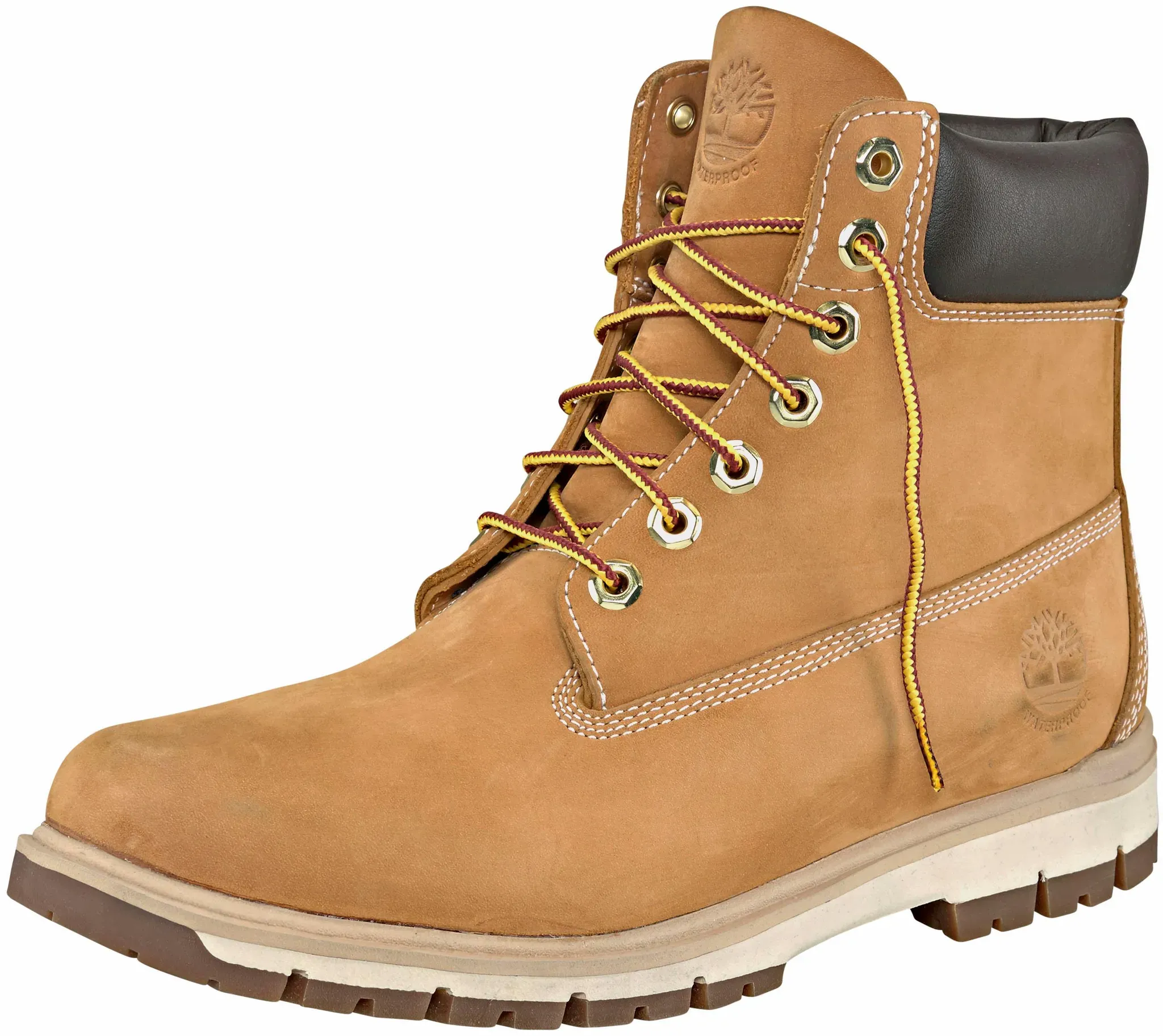 Schnürboots TIMBERLAND "Radford 6" Boot WP", Gr. 50, gelb (beige), Nubukleder, sportlich, Schuhe, Winterstiefel, Schnürstiefel, Winterschuhe, wasserdicht