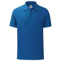 FRUIT OF THE LOOM 65/35 Tailored Fit Herren Poloshirt Slim Fit, Neu - Blau