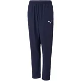 Puma teamRISE Sideline Pants Jr Jogginghose Blau 152